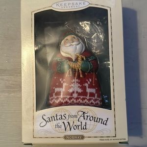 Hallmark Santa’s from around the world. NORWAY